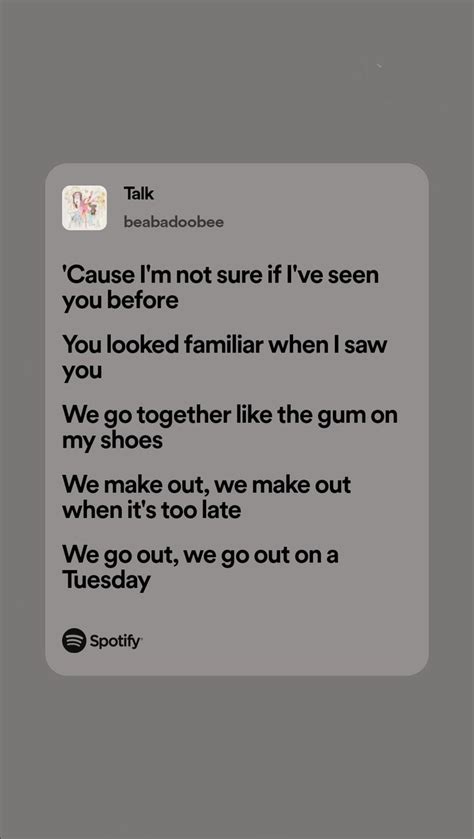 lyrics for talk|talk lyrics beabadoobee.